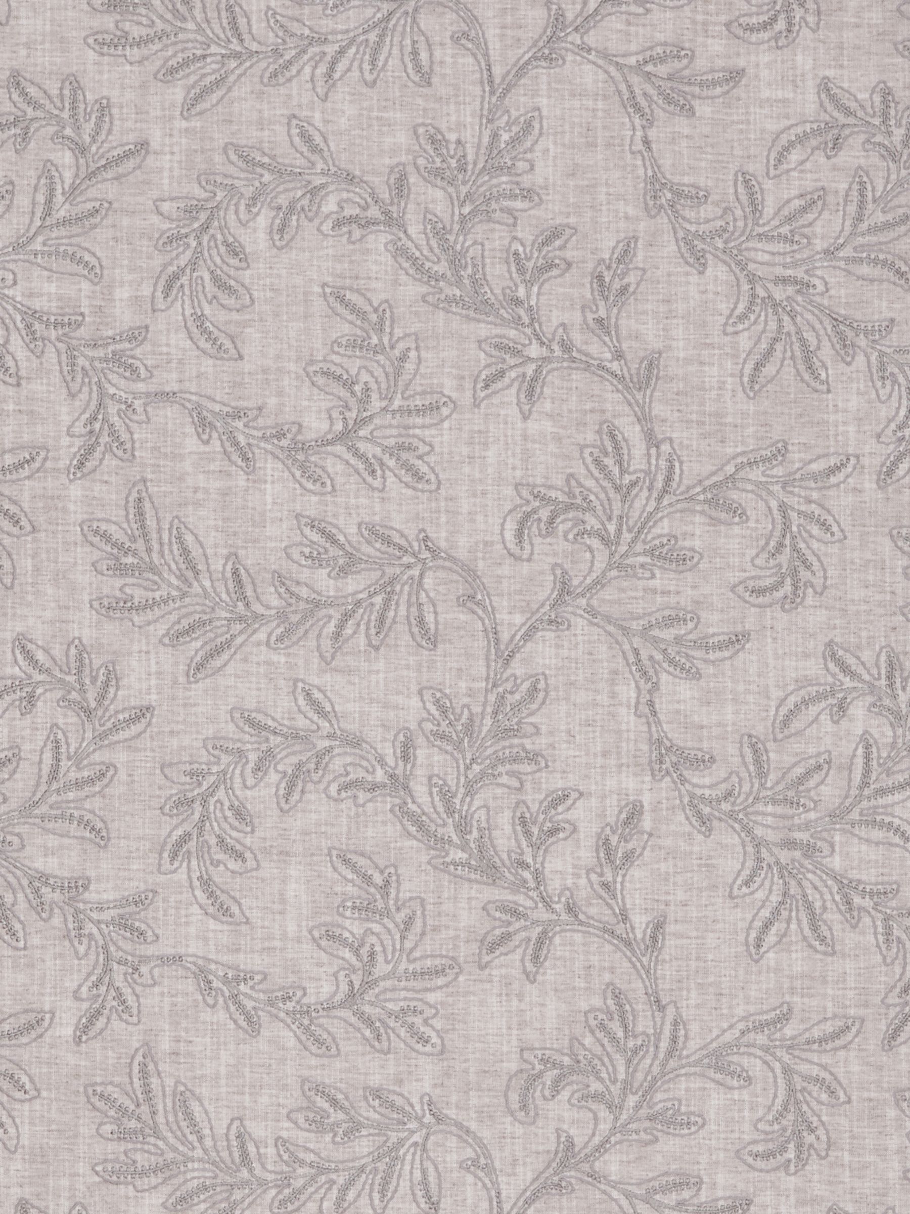 John Lewis Acanthus Embroidered Furnishing Fabric, Smoke