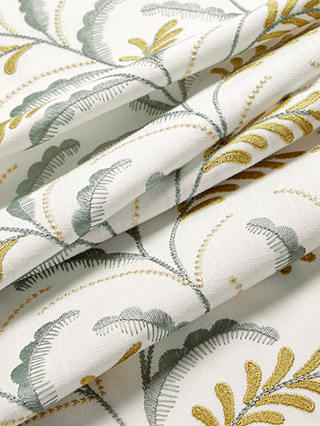 John Lewis & Partners Jouvene Embroidered Furnishing Fabric, Citrine