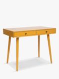ANYDAY John Lewis & Partners Spindle Desk, Mustard