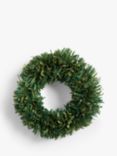Groves Mini Faux Wreath, Green