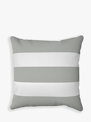 John Lewis Striped Garden Cushion, 43 x 43cm