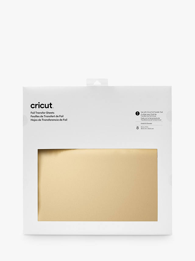 Cricut Foil Transfer Sheets, 12 x 12, Gold