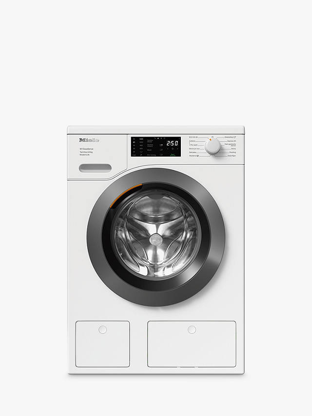 Buy Miele WED665 Freestanding Washing Machine, 8kg Load, 1400rpm Spin, White Online at johnlewis.com