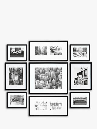 Gallery Perfect Multi-aperture Floating Photo Frame Set, 11 Photo