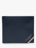 Ted Baker Korning Leather Bifold Wallet, Navy