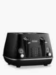 De'Longhi Distinta X 4 Slice Toaster, Matte Black