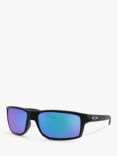 Oakley OO9449 Men's Polarised Square Sunglasses, Matte Black