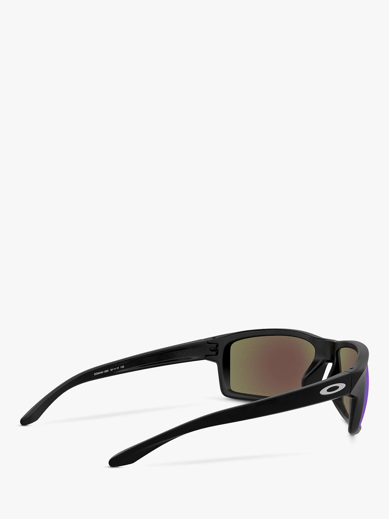 Buy Oakley OO9449 Men's Polarised Square Sunglasses, Matte Black Online at johnlewis.com