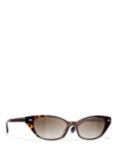 CHANEL Polarised Cat's Eye Sunglasses CH5438Q Havana/Brown Gradient