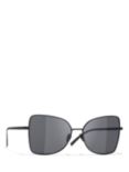 CHANEL Irregular Sunglasses CH4263T Black/Grey