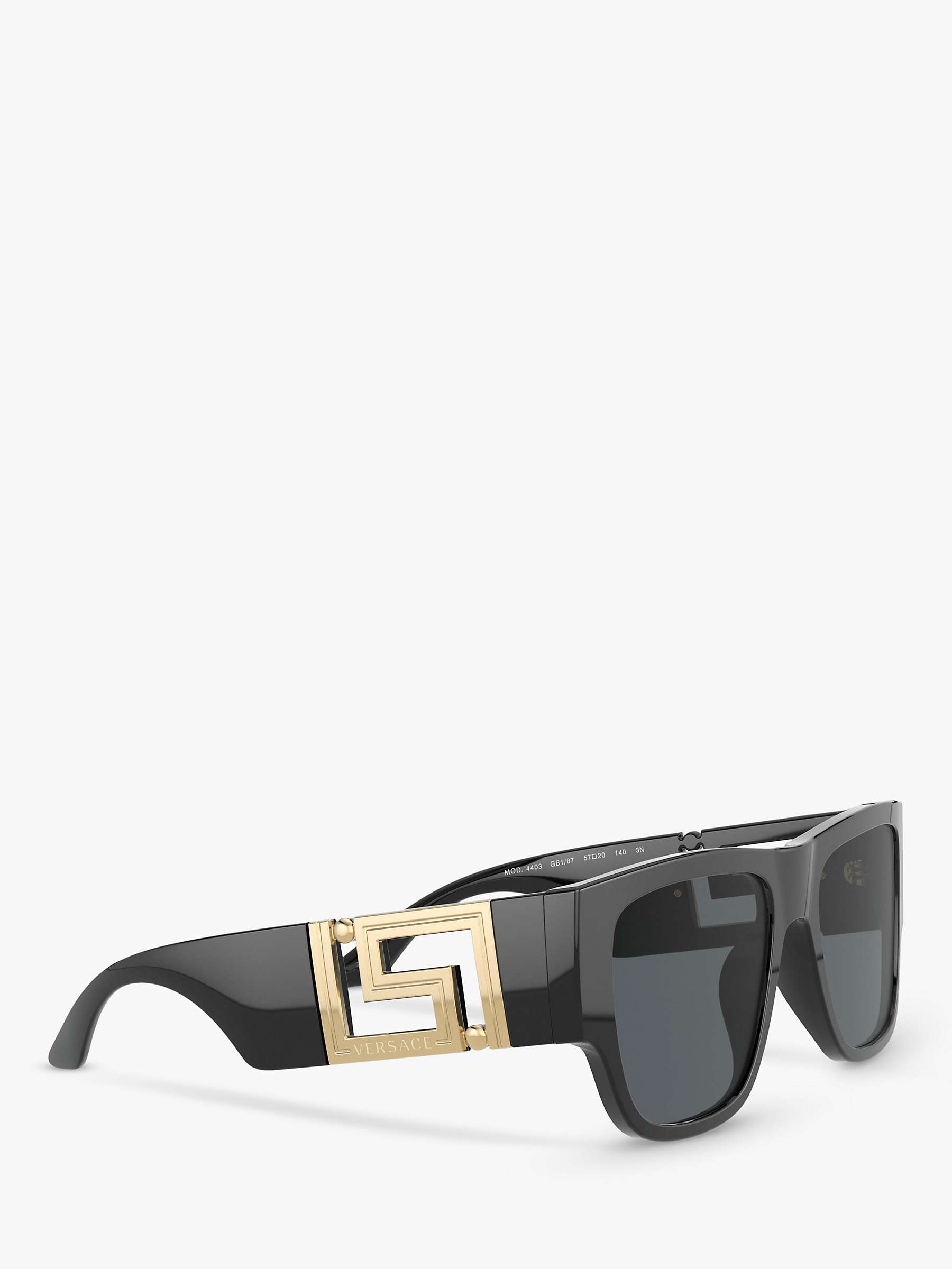 Buy Versace VE4403 Men's Rectangular Sunglasses Online at johnlewis.com