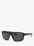 Prada Linea Rossa PS 02XS Men's Polarised Rectangular Sunglasses