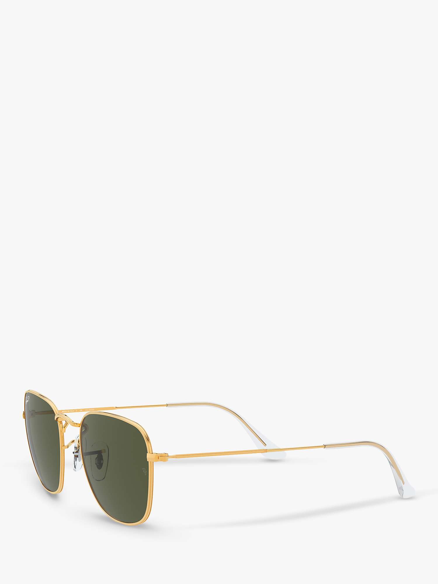 Buy Ray-Ban RB3857 Unisex Polarised Square Sunglasses, Legend Gold Online at johnlewis.com