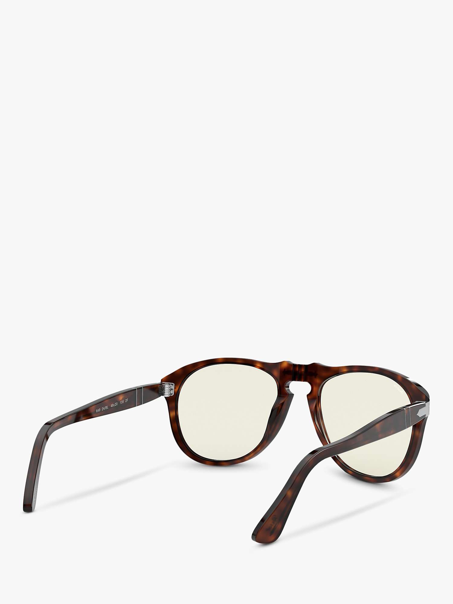 Buy Persol PO0649 Men's Pilot Sunglasses, Havana Online at johnlewis.com