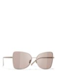 CHANEL Irregular Sunglasses CH4263T Pale Gold/Beige