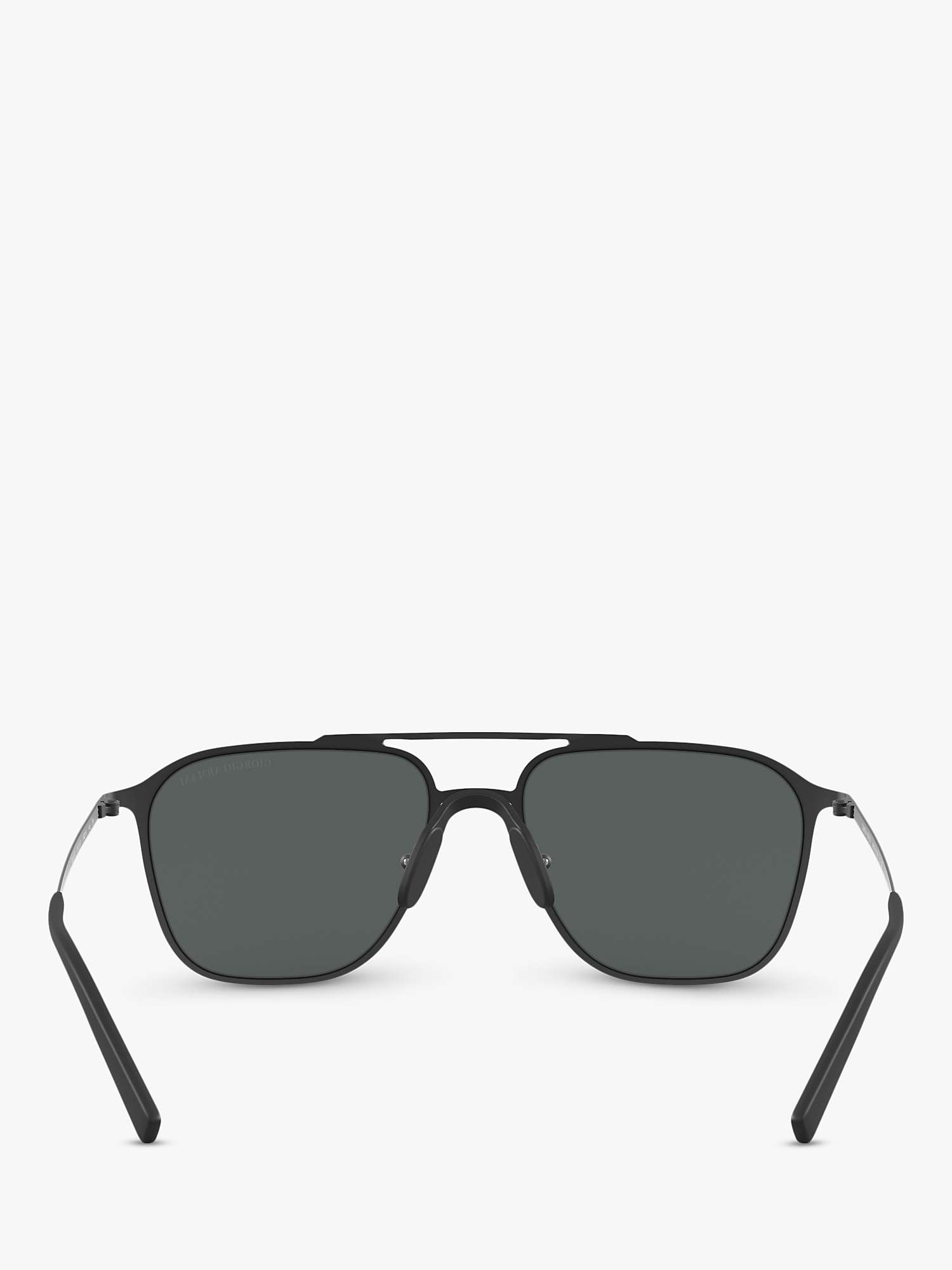 Buy Giorgio Armani AR6110 Men's Square Sunglasses Online at johnlewis.com