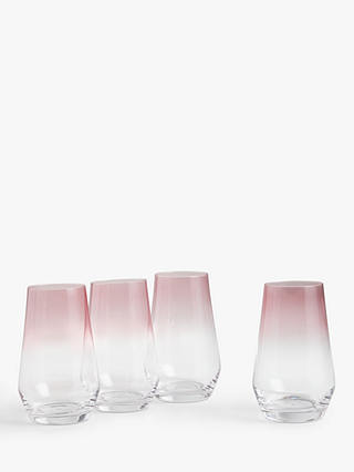 John Lewis Ombre Highball Glass, Set of 4, 350ml