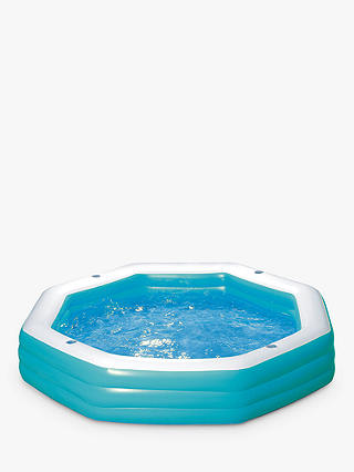 Summer Waves Inflatable Octagonal Family Paddling Pool