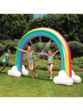Summer Waves Inflatable Rainbow Water Sprinkler