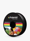 Polaroid Premium PLA 3D Printing Filament Cartridge, 1kg, Black