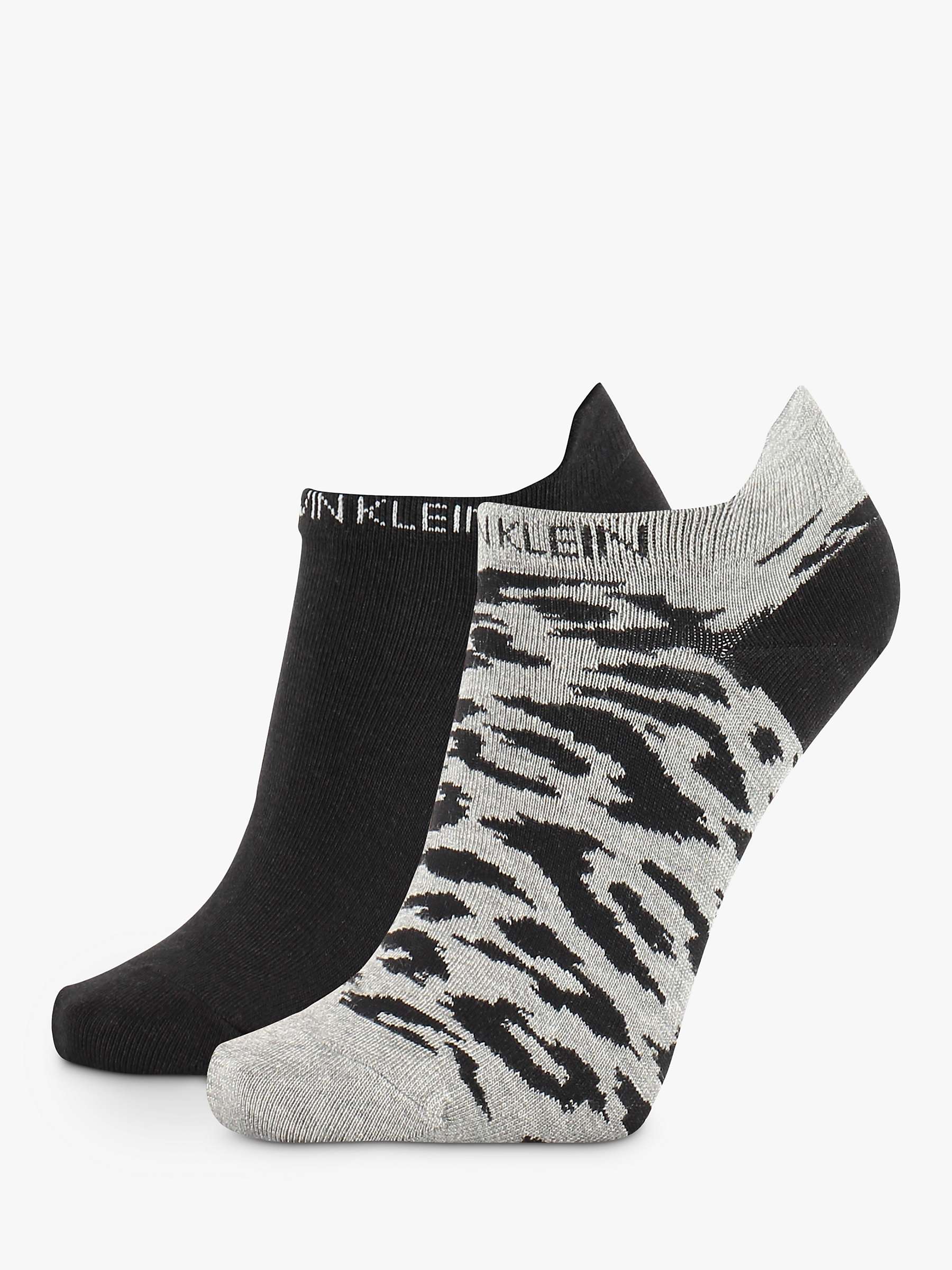 Buy Calvin Klein Leopard Liner Socks, Pack of 2 Online at johnlewis.com