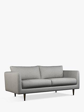 Latimer Range, John Lewis + Swoon Latimer Medium 2 Seater Sofa, Cinder Grey Wool