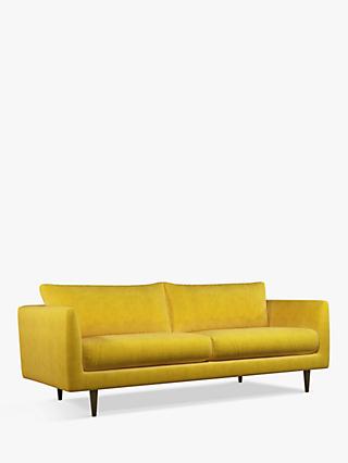 Latimer Range, John Lewis & Partners + Swoon Latimer Large 3 Seater Sofa, Honey Velvet