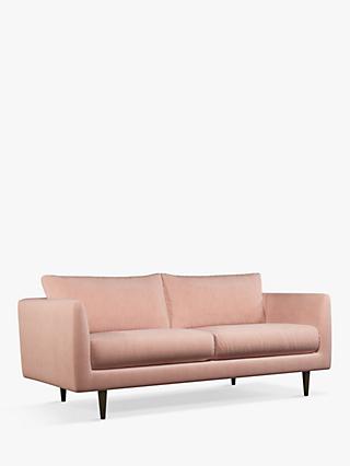 Latimer Range, John Lewis & Partners + Swoon Latimer Medium 2 Seater Sofa, Ballet Pink Velvet