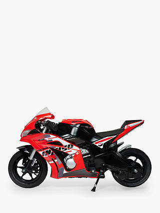 INJUSA Red Racing Fighter 24V Electric Ride-On Motorbike