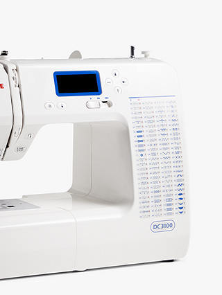 Janome DC3100 Sewing Machine, White
