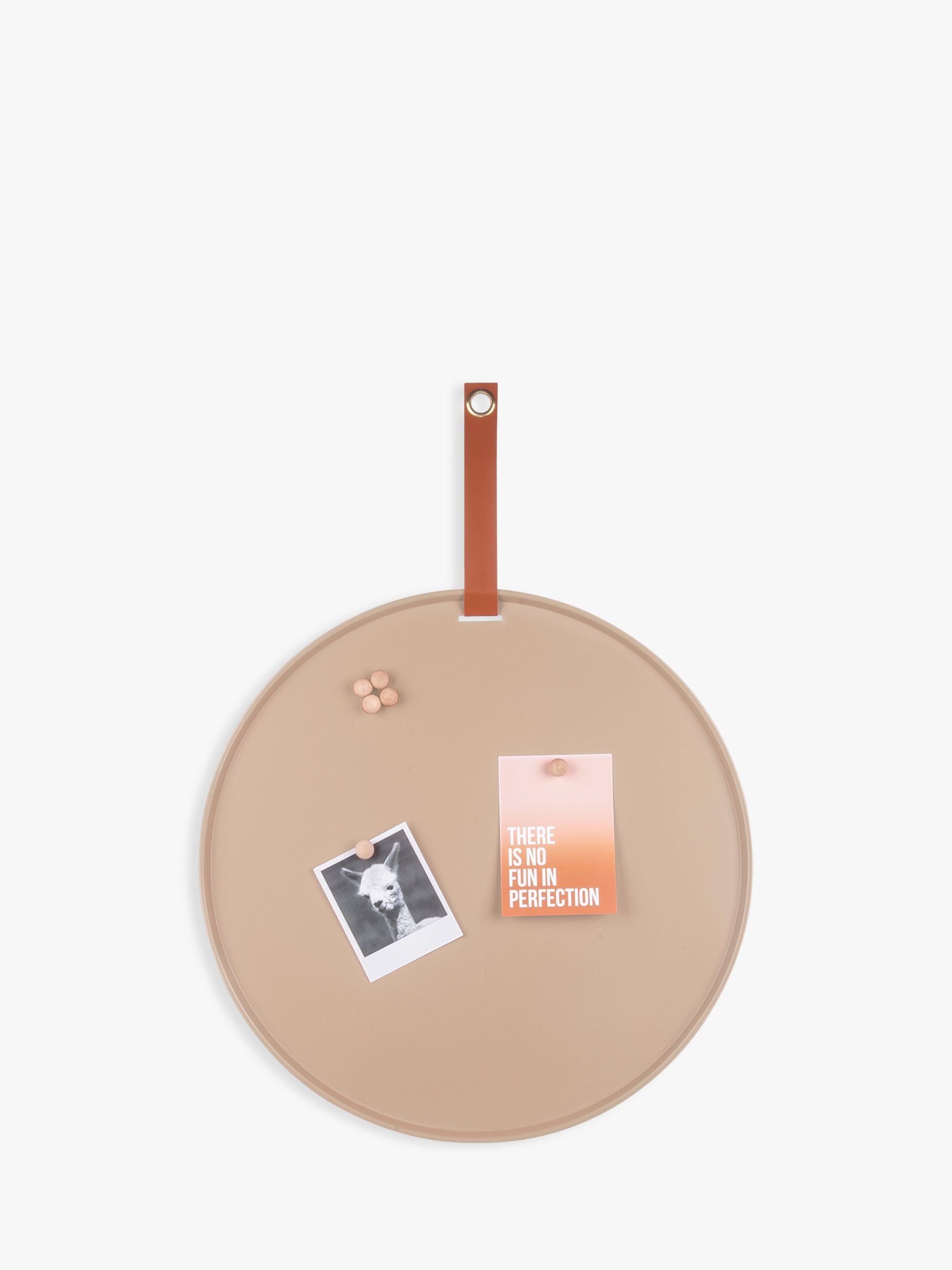 Present Time Perky Round Memo Notice Board 50cm At John Lewis And Partners