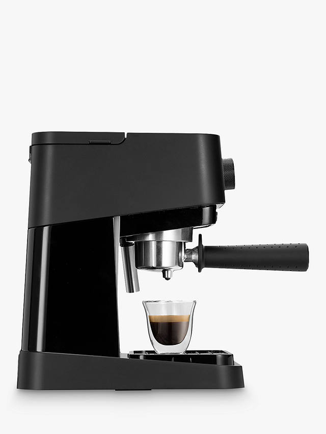 Weiß De'Longhi Manuelle Kaffeemaschine Stilosa EC260.W Abschaltautomatik Cappuccino-System Kompatibel mit ESE-Pads 2 Etagenbehälter 15 Bar Druck Fassungsvermögen 1L 