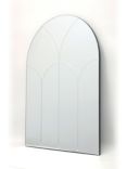 Där Sybil Arched Bevelled Glass Wall Mirror, 100 x 70cm, Clear