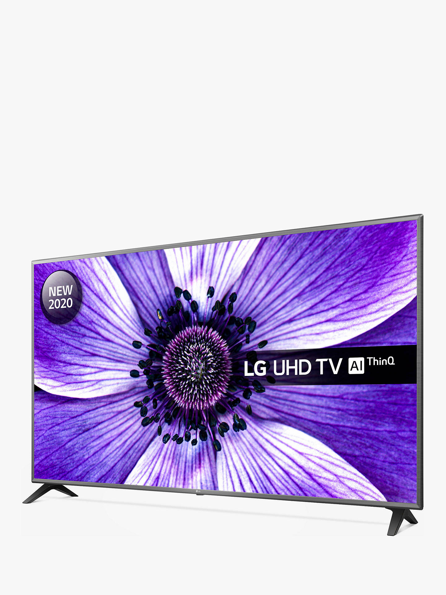 LG 75UN70706LD (2020) LED HDR 4K Ultra HD Smart TV, 75 inch with Freeview HD/Freesat HD, Black ...