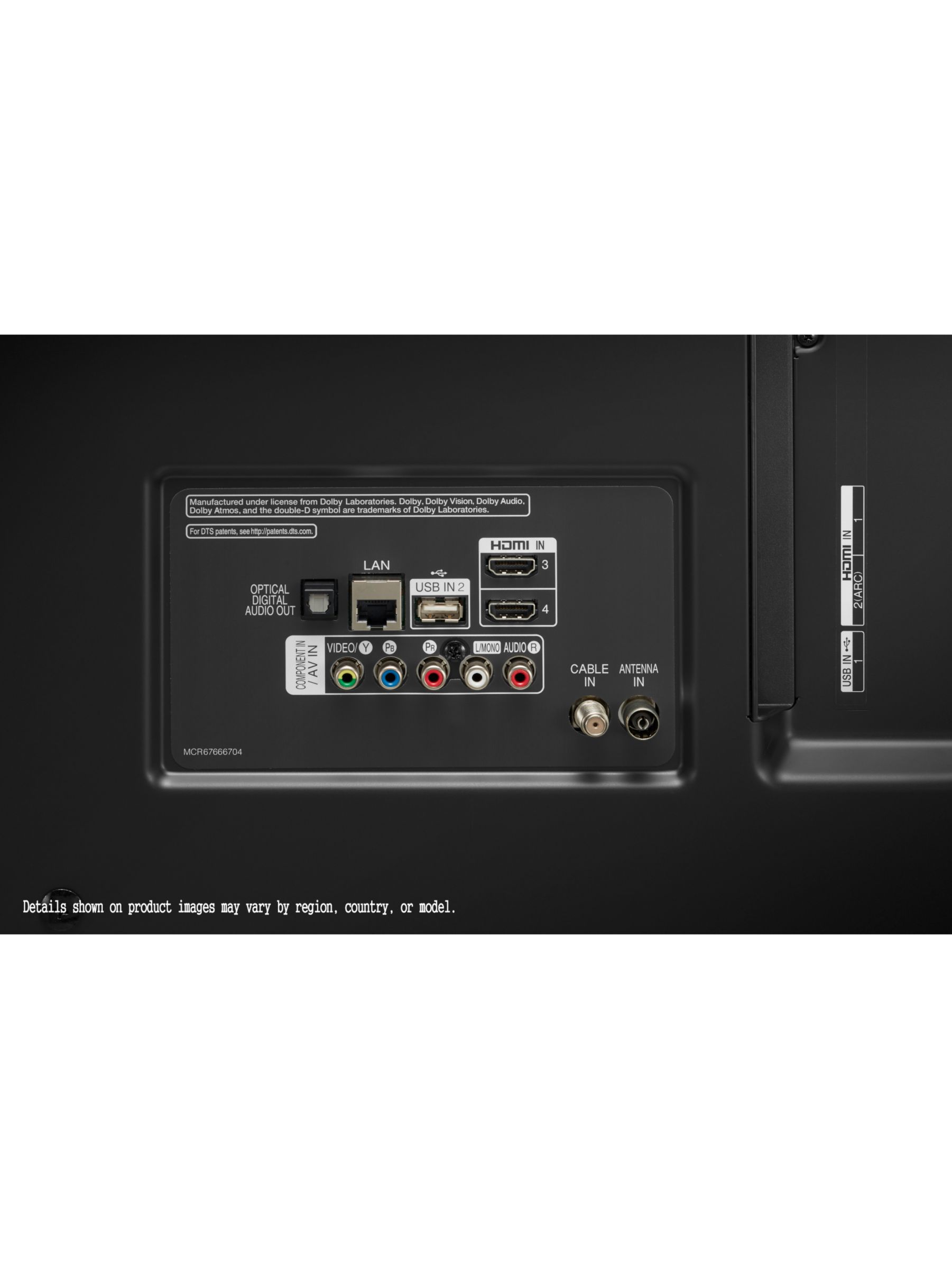 LG 75UN70706LD (2020) LED HDR 4K Ultra HD Smart TV, 75 inch with Freeview HD/Freesat HD, Black ...