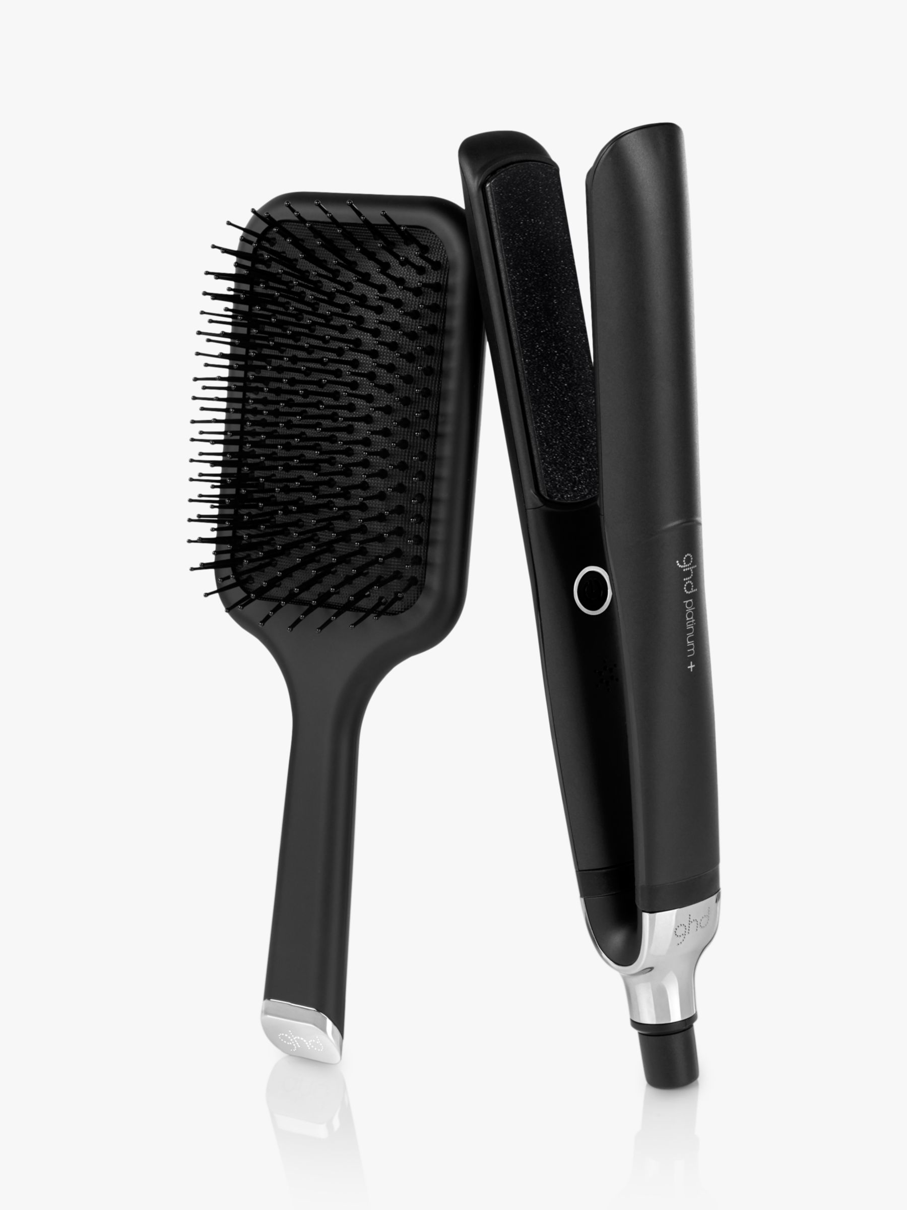 ghd Platinum+® Hair Straighteners Gift Set, Black at John ...