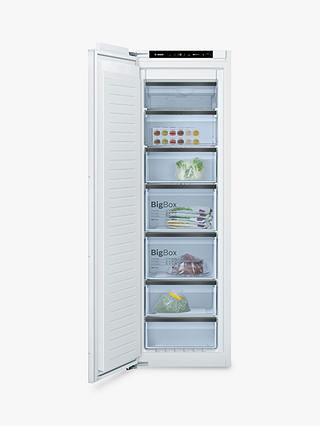 Bosch Series 8 GIN81HCE0G Integrated Freezer, 56cm Wide, White