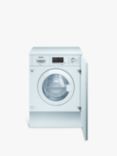 Siemens iQ500 WK14D542GB Integrated Washer Dryer, 7kg/4kg Load, 1400rpm Spin, White
