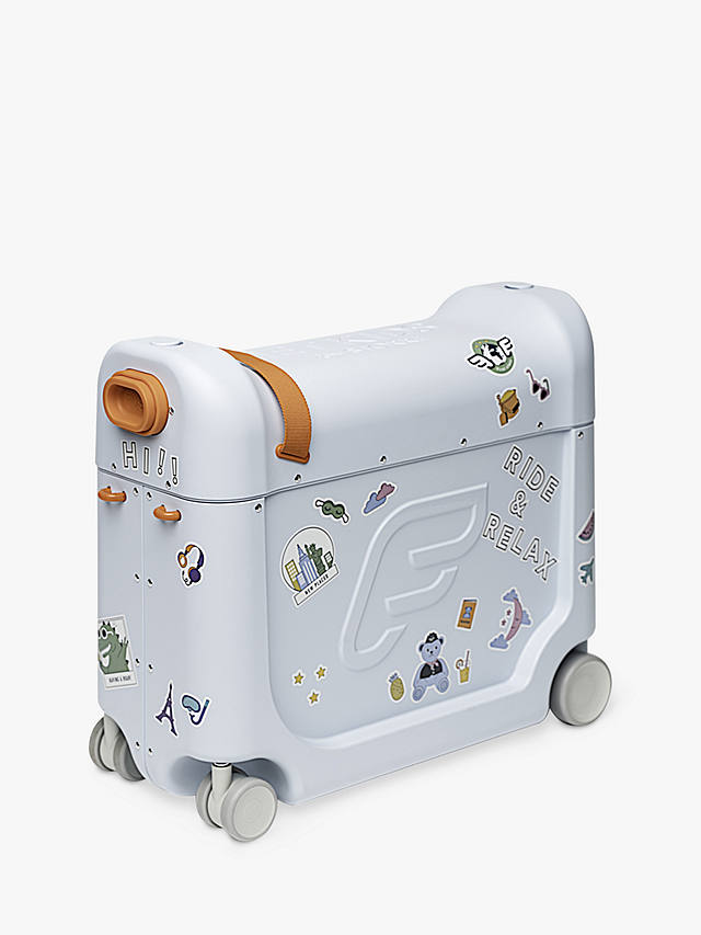 Stokke JetKids BedBox Travel Bed Suitcase, Blue Sky