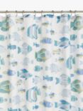 John Lewis Fish Recycled Polyester Shower Curtain