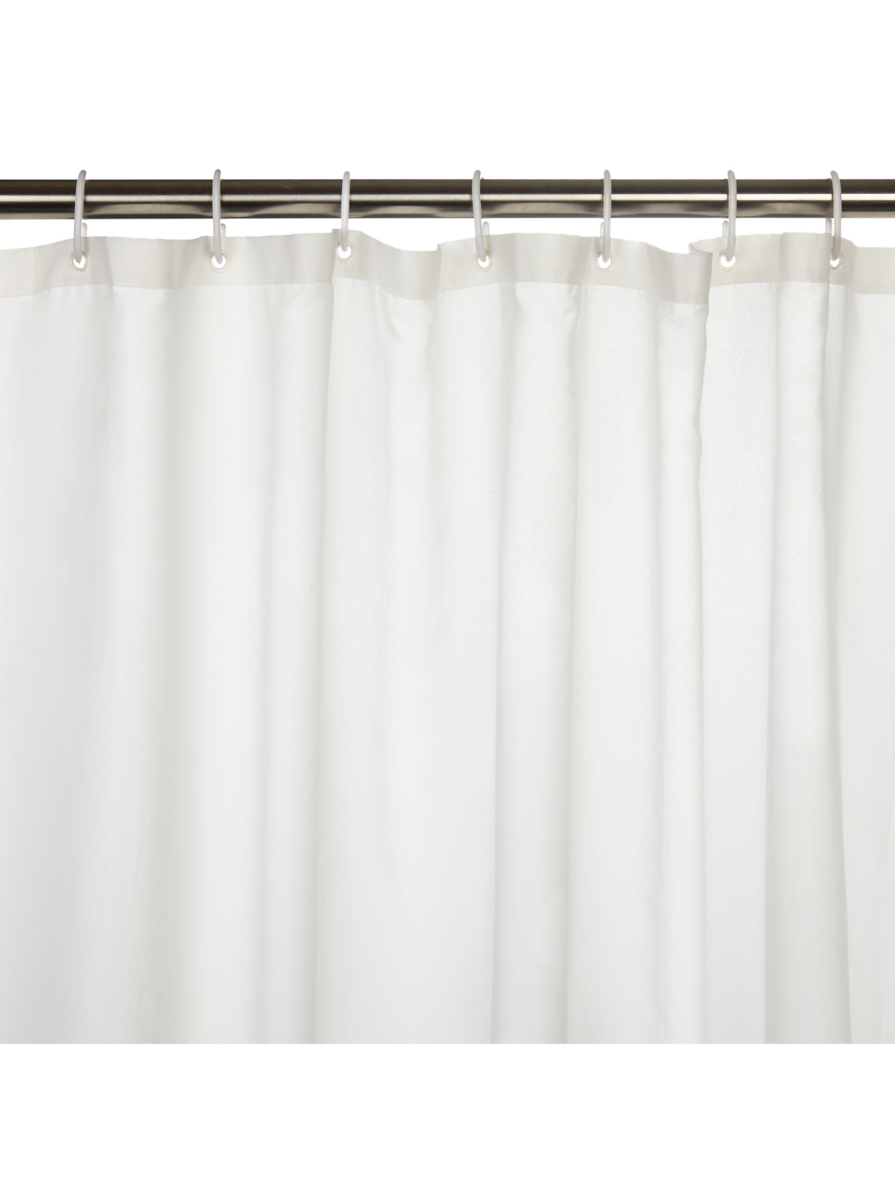 White Shower Curtains John Lewis, Are Peva Shower Curtains Recyclable