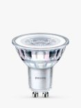 Philips 4.6W GU10 LED Non Dimmable Spotlight Bulb, Warm White, Set of 3