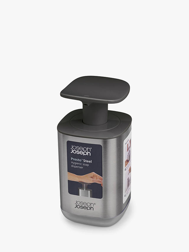 Joseph Joseph Presto Soap Dispenser, Stainless Steel
