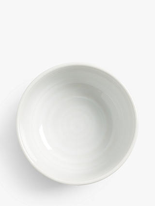 John Lewis & Partners Textured Stoneware Snack & Nibbles Bowl, 12cm, White