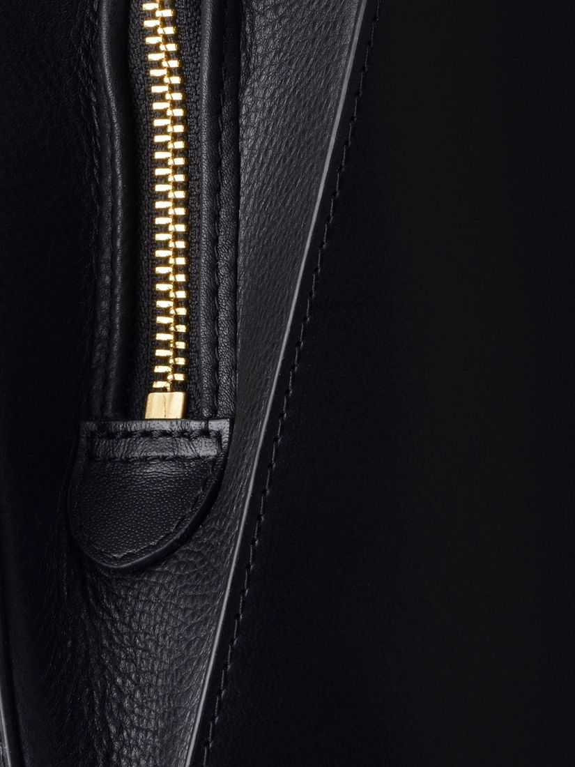 Buy Radley Liverpool Street 2.0 Large Leather Shoulder Bag, Black Online at johnlewis.com