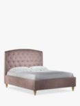 John Lewis Rouen 2 Drawer Storage Upholstered Bed Frame, King Size, Deep Velvet Heather