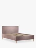 John Lewis Emily 2 Drawer Storage Upholstered Bed Frame, King Size, Deep Velvet Heather