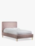 John Lewis Emily Upholstered Bed Frame, Small Double, Deep Velvet Heather