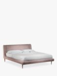 John Lewis Mid-Century Sweep Upholstered Bed Frame, Super King Size, Deep Velvet Heather