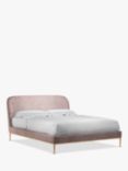 John Lewis Show-Wood Upholstered Bed Frame, King Size, Deep Velvet Heather